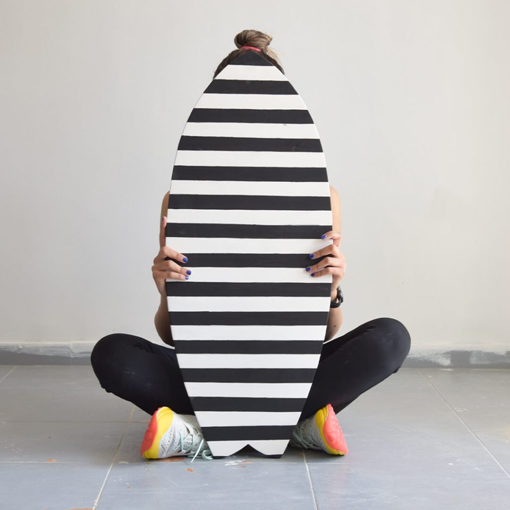 striped